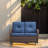 Gaetanino 49.5" Wide PE Wicker Outdoor Patio Glider Loveseat with Cushions-1901782342-1925614216