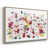 Toile naturelle avec cadre flottant