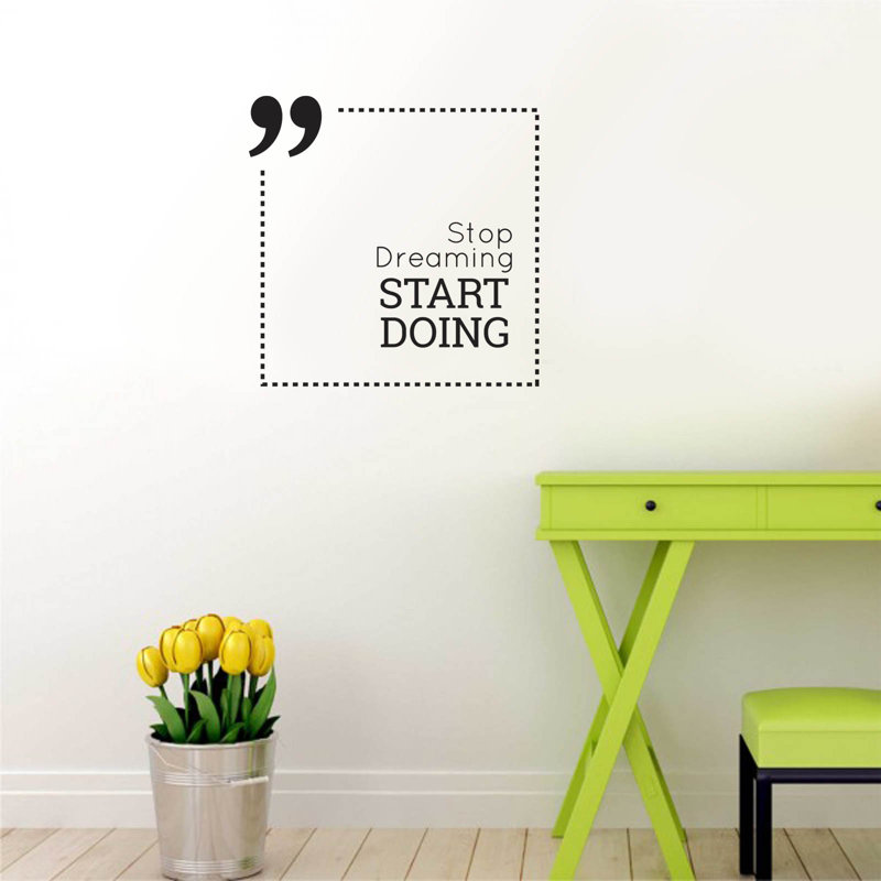 Text & Numbers Wall Decal