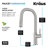 Kraus Torak 2-Function Single Handle Pull Down Kitchen Faucet-110371538