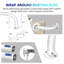 Tringle à rideau simple réglable de 1 po Aariel-19324276-19324268