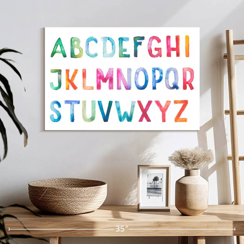 Alphabet, H 16 po x l 24 po