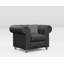 Melrose 115Cm Wide Tufted Genuine Leather Armchair-118216879-118216882