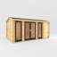 17ft x 10ft Home Office Studio With Side Shed UPVC Windows & Doors (44mm)-105863319