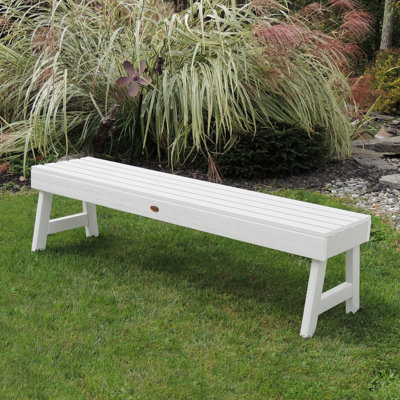 Midwest Backless Plastic Picnic Bench by Beachcrest Home