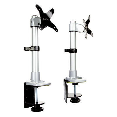 Mount-It Height Adjustable & Articulating Single Monitor Desk Mount | Fits 17" to 30" Screens