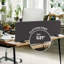 Cloison de bureau debout, cloison de bureau portable pour bureau, étudiant, comptoir, anti-rayures, 48 po x 18 po, fer-430302059
