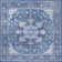 Abhirami Ornate Medallion Machine-Washable Blue/Navy Rug