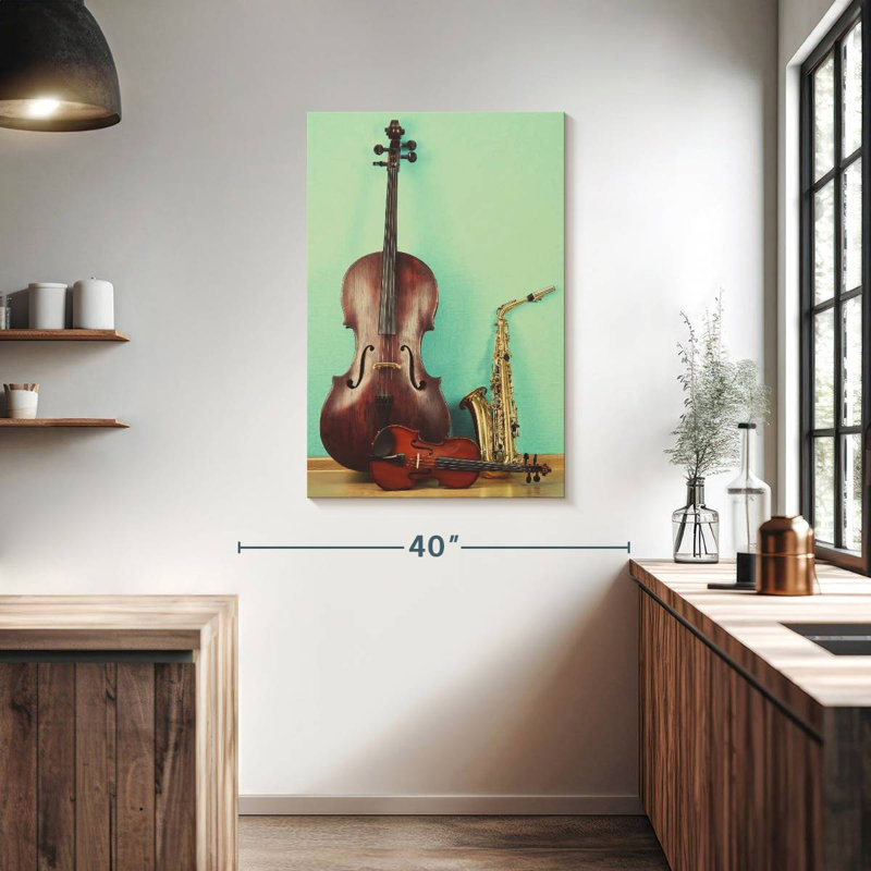 Abarca Jazz Instruments, 39" H x 26" W
