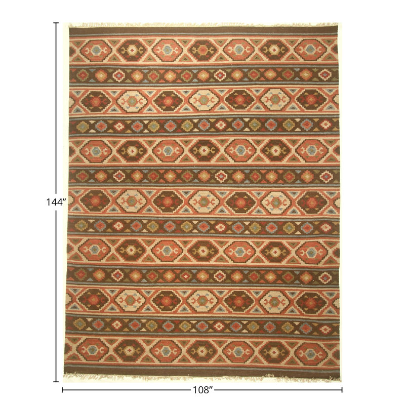 Flatweave Ikat Area Rug