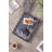 S/2 Effra Rectangular Trays,Black Marbled