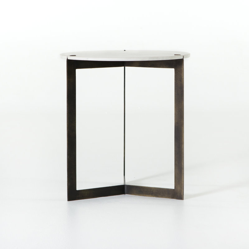 Table de bout avec pieds en marbre Jolle