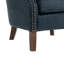 Velour Upholstered Armchair-1187404962