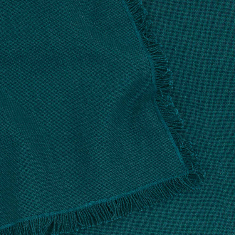 Essential 100% Cotton Rectangle Placemats, Peacock