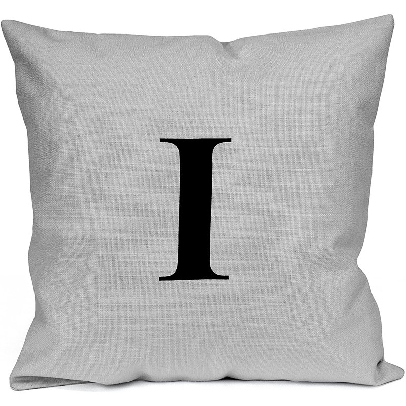 Blasingim Black Square Cushion Cover