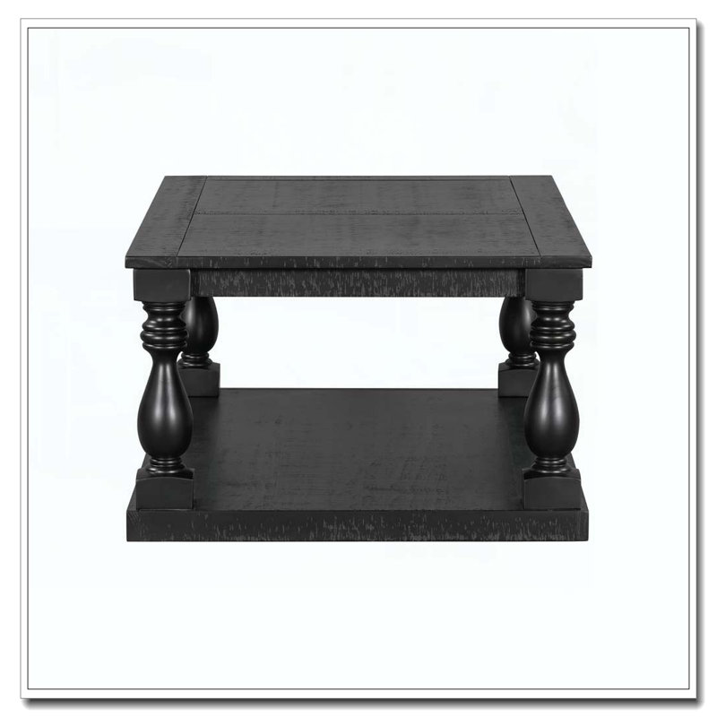 Table basse, Noir