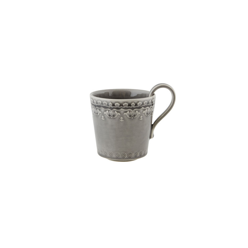 Rua Nova Earthenware Coffee Mug, Antique White, 16.9