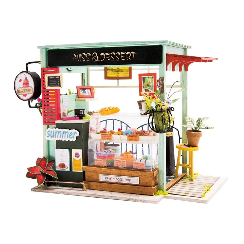 Casse-tête maison bricolage 3D - Station de crème glacée 99 pièces