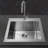 KBFmore Laundry Utility 18 Gauge 25 Inch Undermount/Topmount Kitchen Sink with Strainer