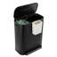 Poubelle à pédale en acier inoxydable 16 gallons Beni-74863337
