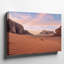 Toile, "Un vaste paysage désertique au crépuscule", art mural de falaises de grès-1775019906