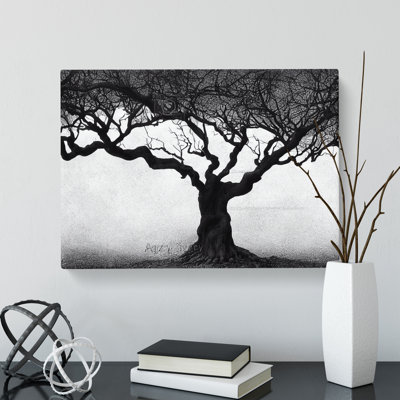 Shimmering Trees - Wrapped Canvas