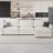 Hymes 101.5'' Wide L-Shaped 3-Seat Sofa Apartment Storage Couch With Detachable Cushion, Modular Sectional Sofa With Ottoman-604229841