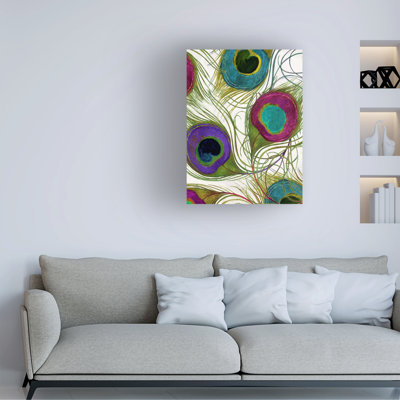 Bolog Sasha Peacock Feathers I Canvas Art