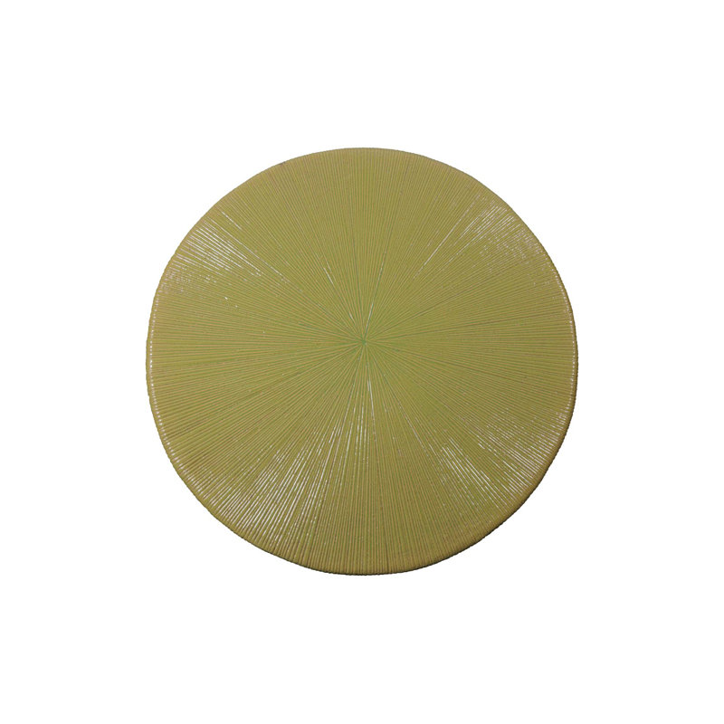 Ceramic Furniture Outdoor Round Coffee Table, Citrus
