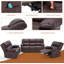 Ensemble de salon inclinable en similicuir Stewumin-273986018