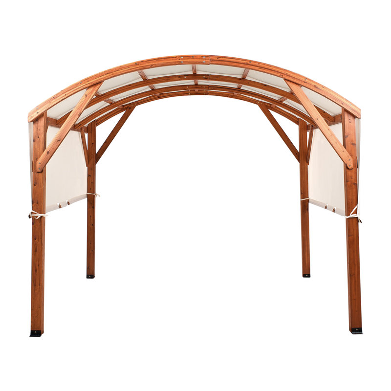 Pergola 303 x 300 cm Off White SCOPELLO