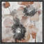 Fleurs brunes, fleurs blanches, pois, plantes florales, aquarelle, art moderne, rustique, gros plan, pastel-1621160173-1621160172