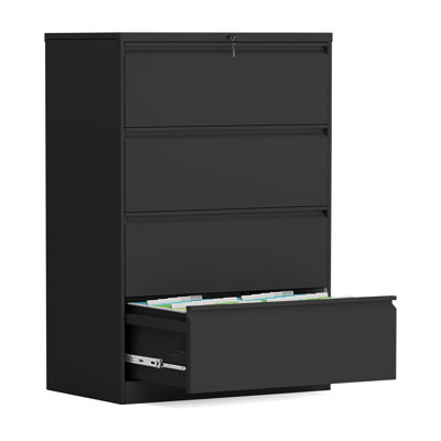 17.7'' Wide 4 -Drawer Steel File Cabinet
