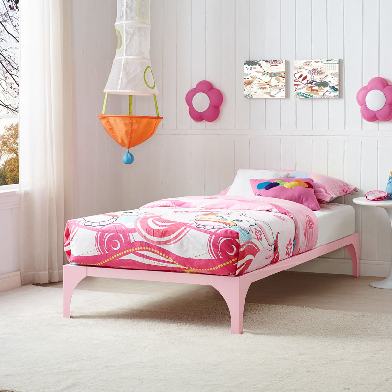 Ollie Bed Frame, Pink