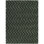 Karr Green Chevron Shag Area Rug