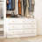 Elegant Closet System With 9 Drawers
