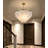 Esmeralda 6-Light Modern Capiz Shell Chandelier Hanging Light Pendant Ceiling Lighting-1398298980-1373149850