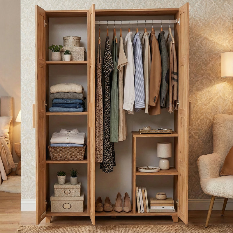 Armoire autoportante avec bandes de bordure