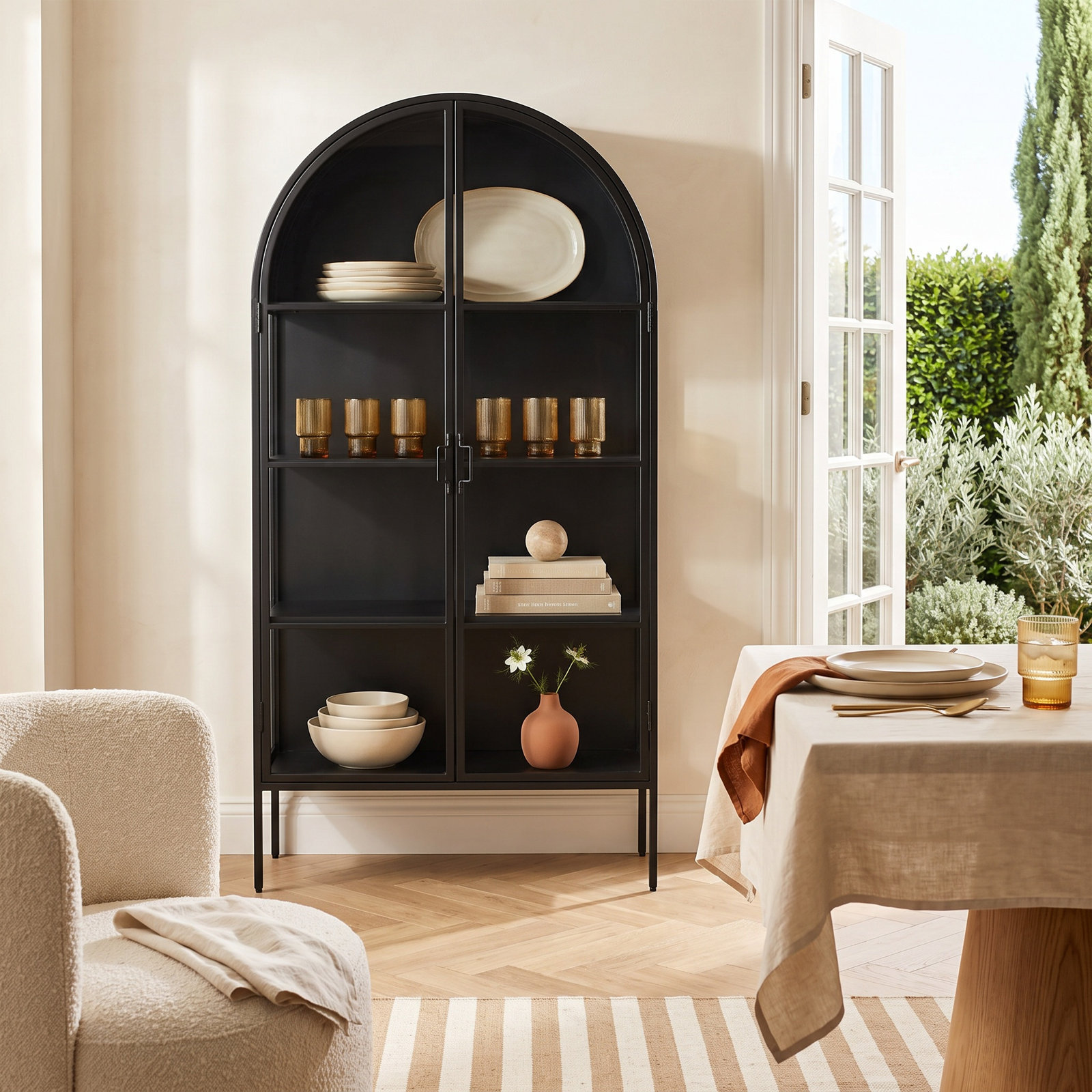 Azalia Iron Accent Cabinet