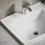 Lavabo de salle de bain rectangulaire encastré en porcelaine vitreuse avec trop-plein Archer®-10940425-19195599