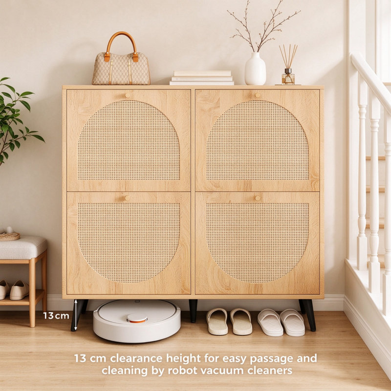 24 Pair Shoe Storage Cabinet