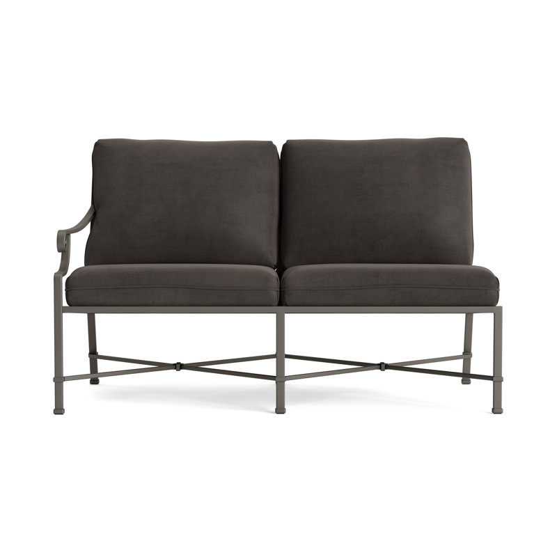 Venetian Outdoor 2 - Seat Loveseat, Fusion Charcoal, Mica