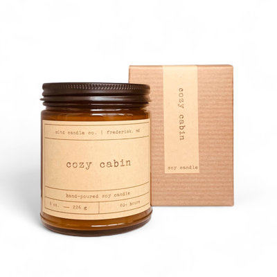 Cozy Cabin Scented Soy Candle