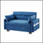 Canapé-lit coulissant de 55,1 pouces avec poches de rangement, 2 oreillers et ports USB pour un confort moderne-1623126228