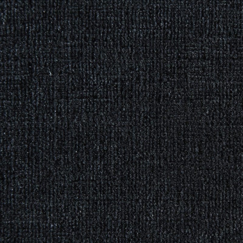 Banc d'appoint en chenille Summer, Noir
