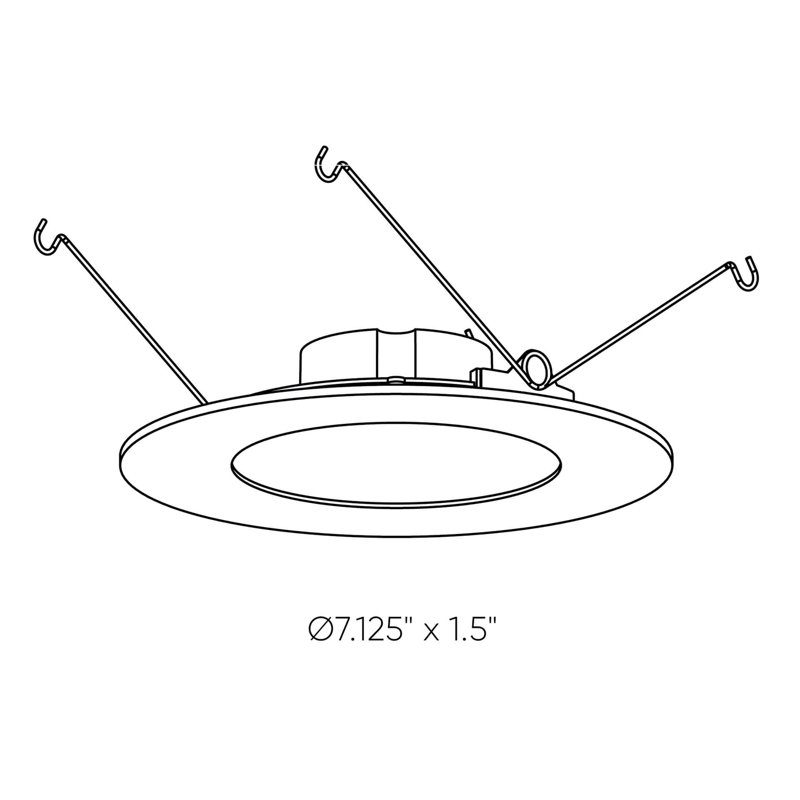 6 " Round Retrofit Recessed LED Light