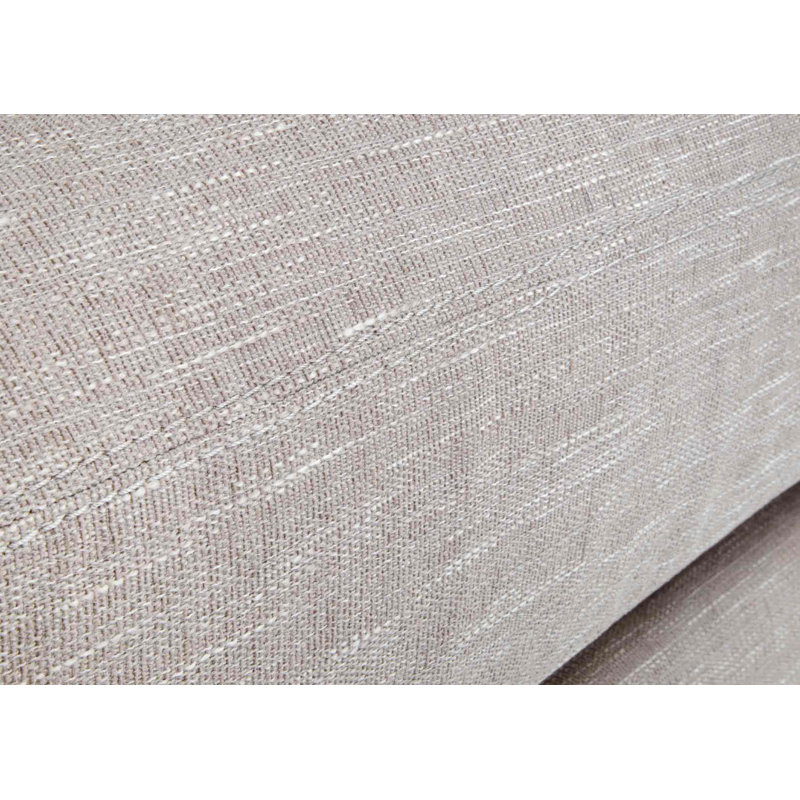 Ainsley 144" Wide Right Hand Facing Corner Sectional, Beige Polyester Blend
