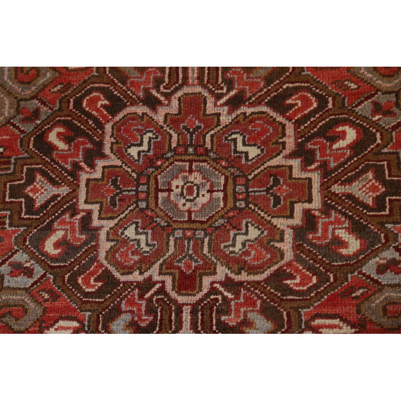 Tapis géométrique en laine 9 x 11