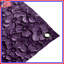 Tapisserie murale mauve à motif floral - Fleurs-363143839