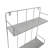 2 Piece Metal Floating Shelf